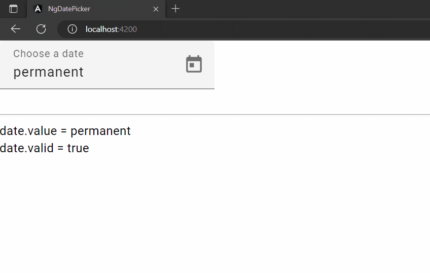 angular Can not set form value to string if matDatepicker is set Stack Overflow