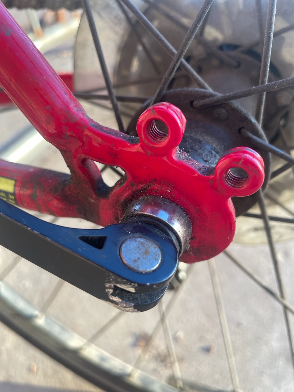 tools How to install bike rack to frame with brazeons that are different sizes? Bicycles