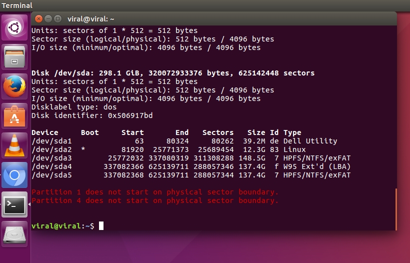 boot Partition doesn't show after formatting failed Ask Ubuntu