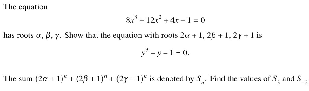roots Help me find S_{2} using the polynomial Mathematics Stack