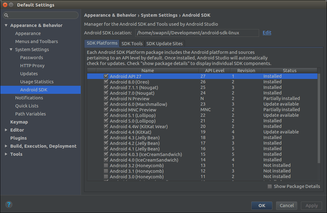 c++ Qt Creator Android error "Platform SDK installed" Stack Overflow