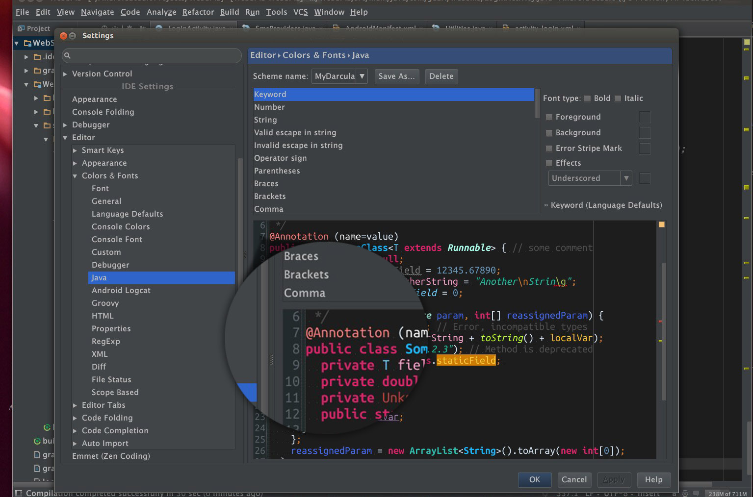 How to fix font antialiasing in IntelliJ IDEA when using high DPI