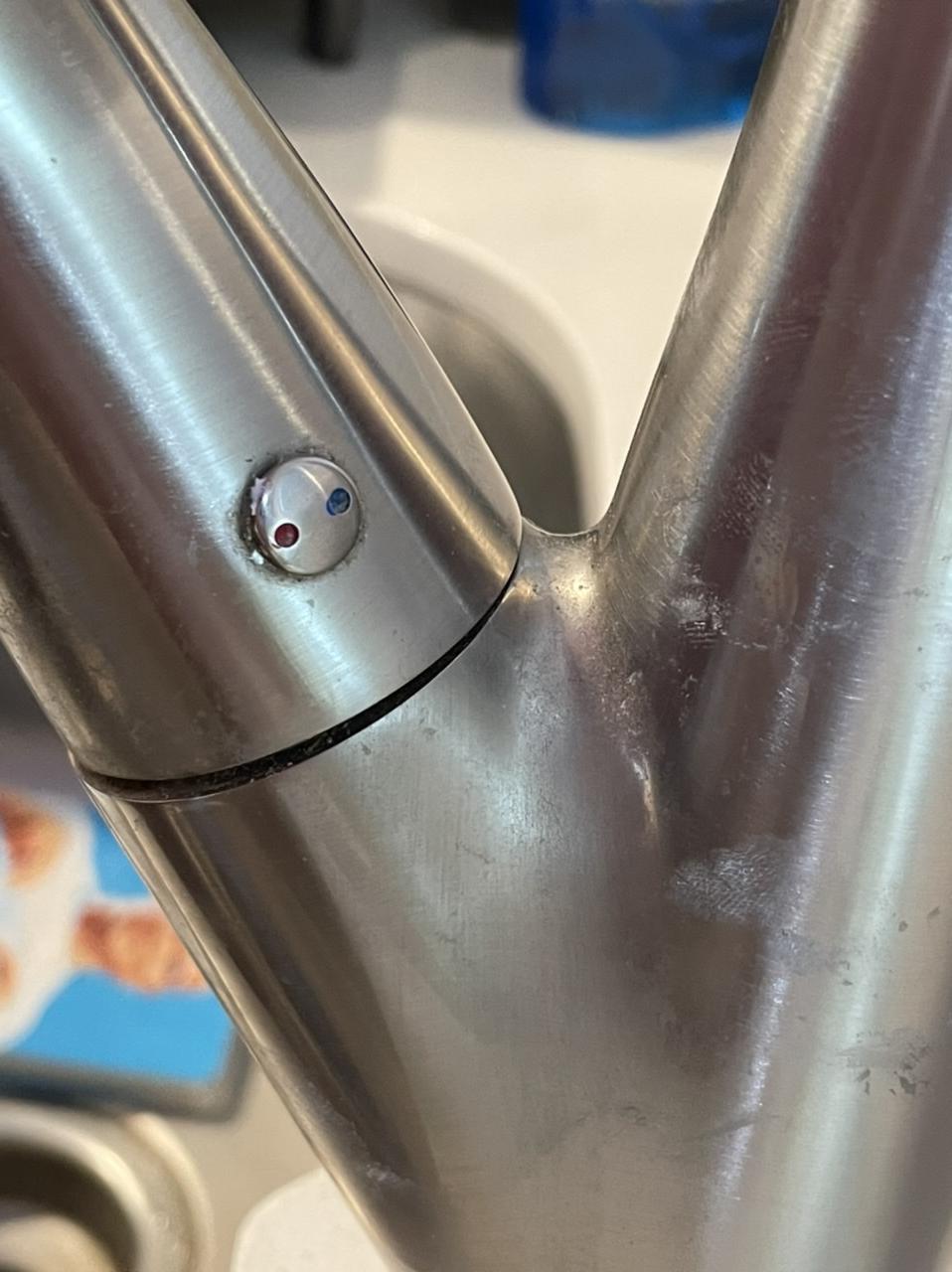 plumbing Leak between copper and braided supply line Home