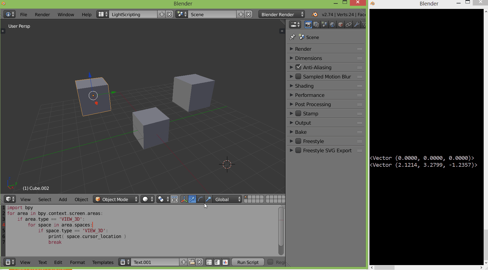 python How to access the 3D cursor with 'Local View' support