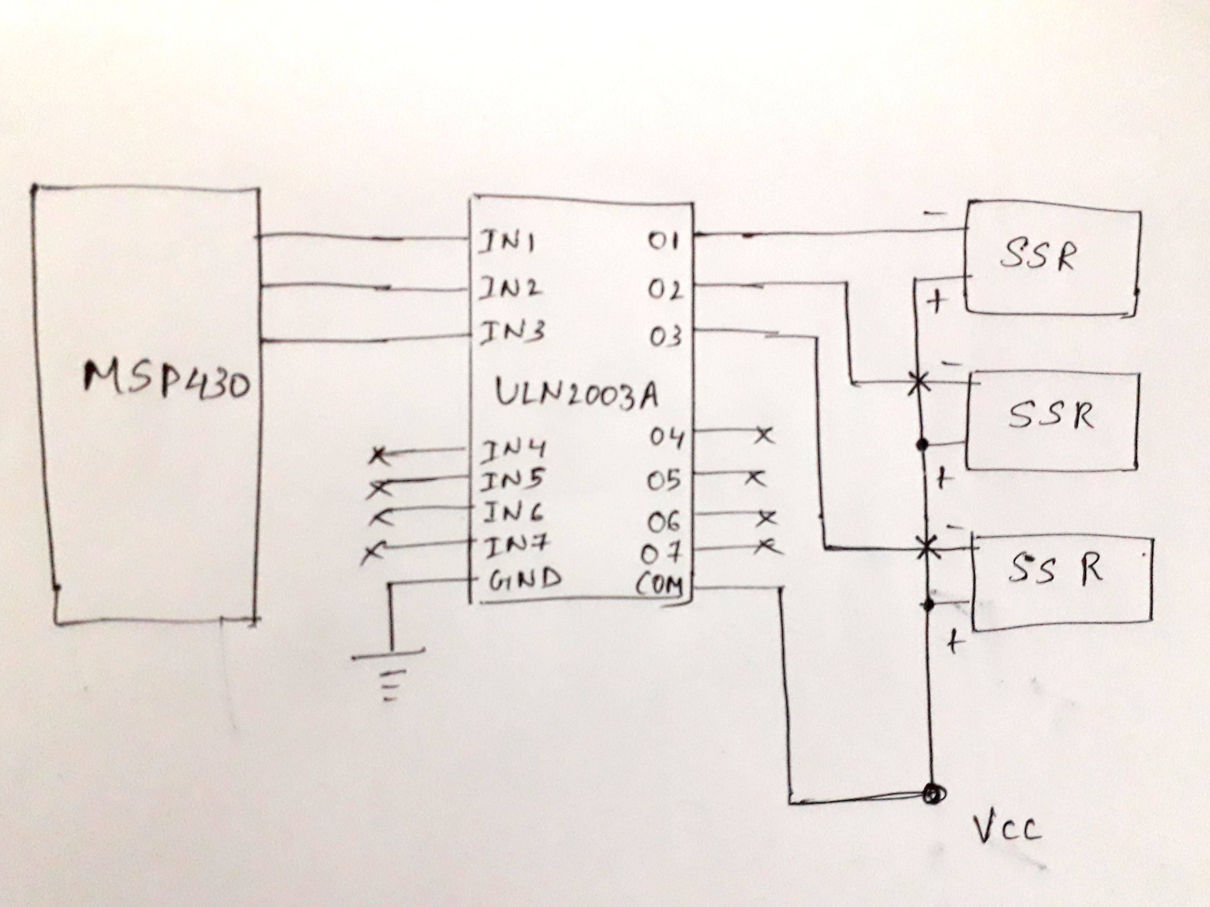 pcb design Using a ULN2003A to drive a solidstate relay Electrical