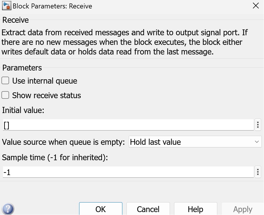 matlab Simulink, receive UDP packets wrong port width Stack Overflow