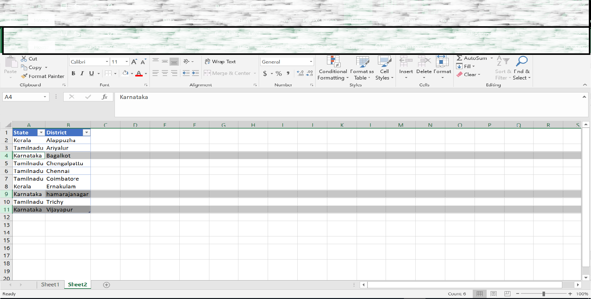 excel Hyperlink to a worksheet that then filters