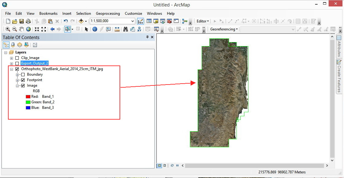arcgis desktop ArcMap 10.3 fails to export a clipped image from a