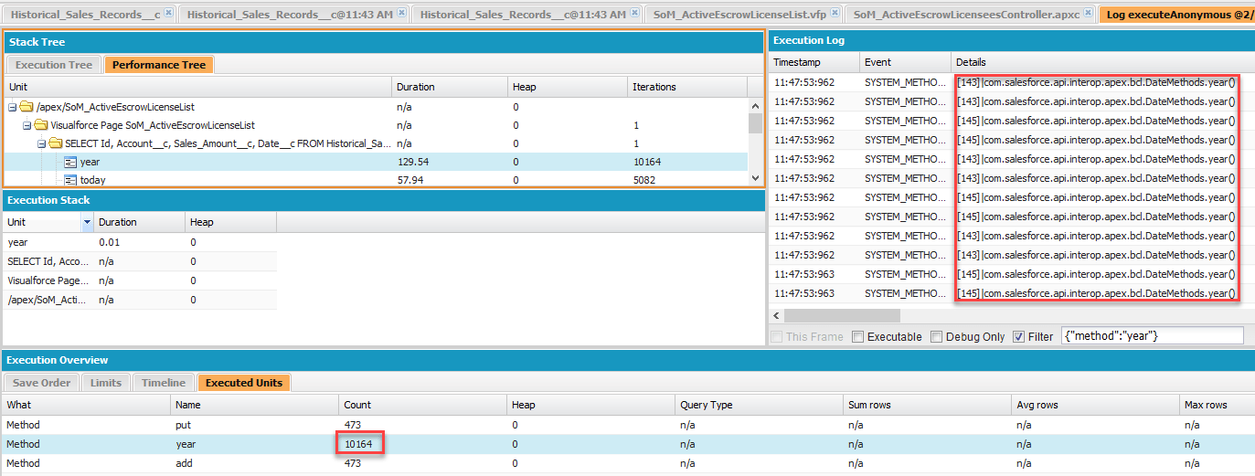 cpulimit Apex CPU Time Limit Exceeded error for DateMethods.Year() Salesforce Stack Exchange