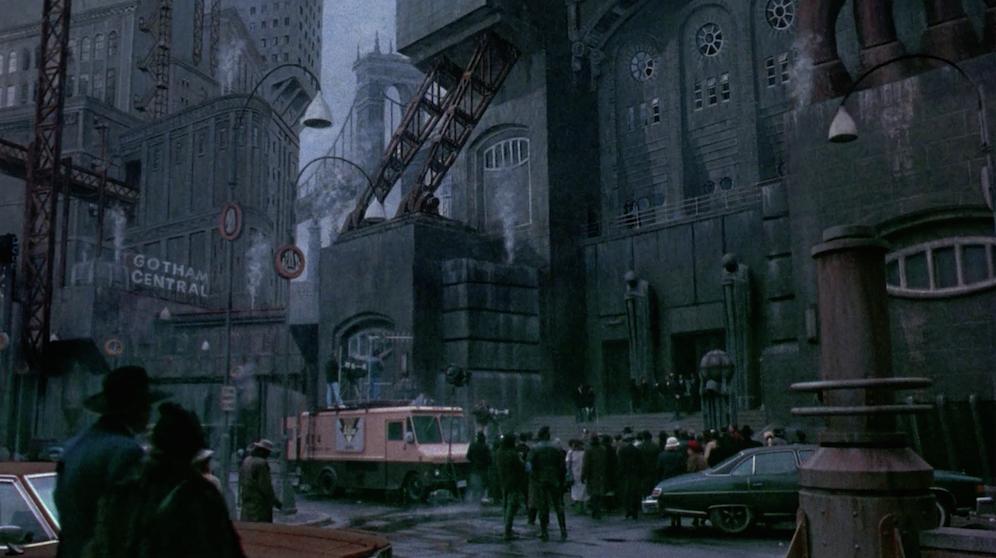 special effects How are traditional animated matte paintings made