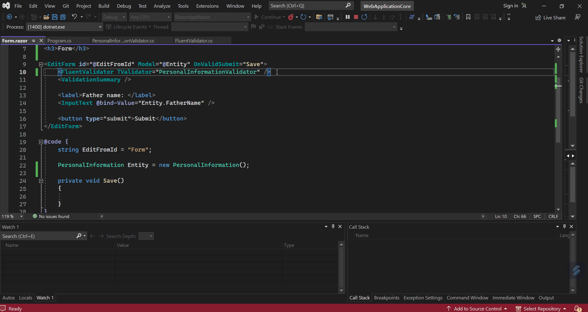 c Blazor Wasm and FluentValidation with Localization Stack Overflow
