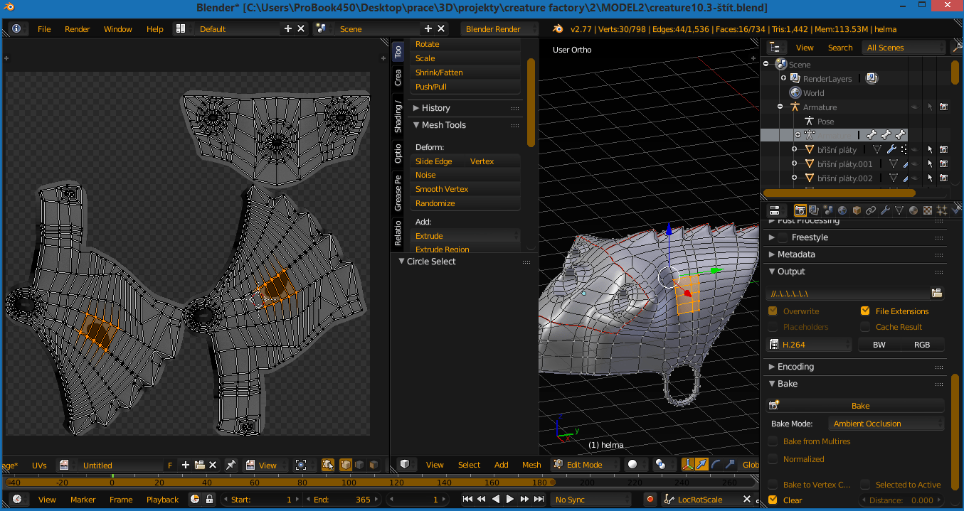 texturing What are those black spots on my ambient occlusion bake