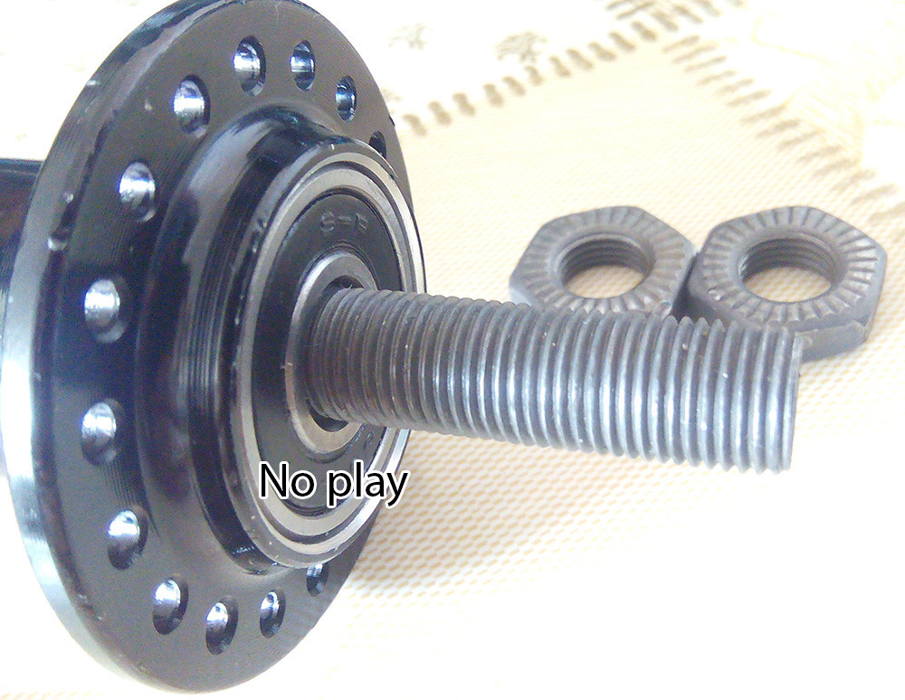 Sporting Goods New Wheel Master Hub Lock Nut 14Mm STEEL AXLE BICYCLE