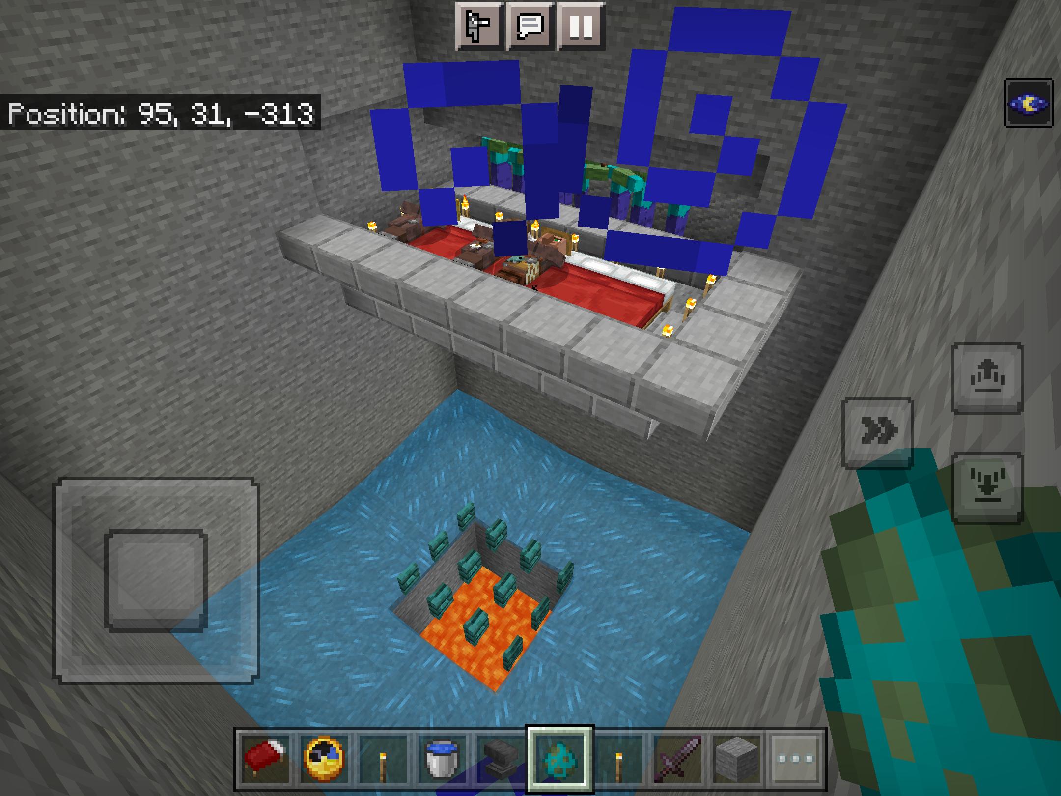 Why is my iron farm not working in Minecraft PE? Arqade