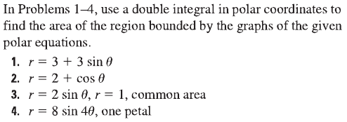 calculus Is it possible to solve problem 4 (double integral) without