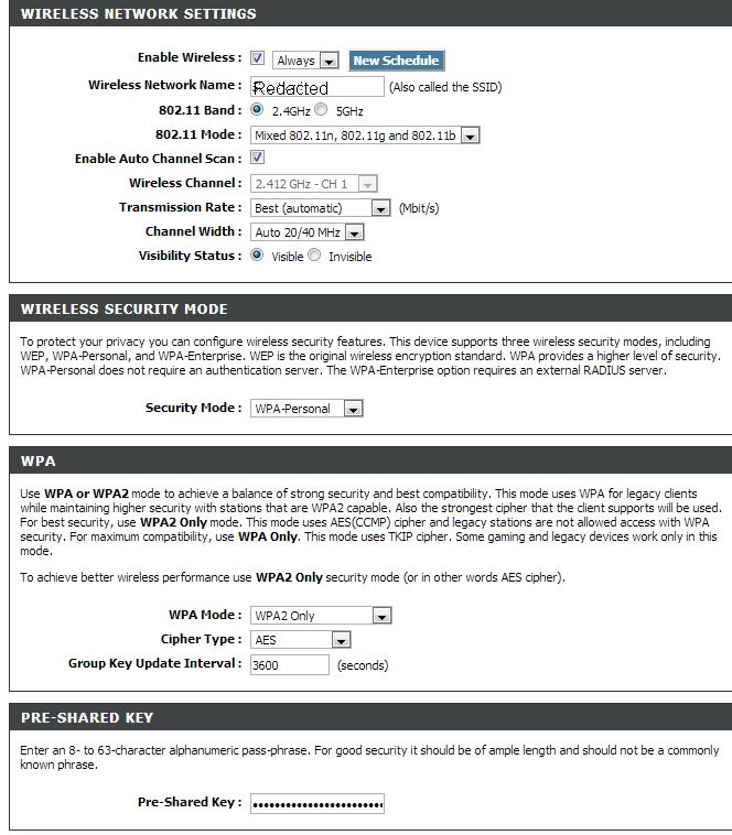 networking Setting up a WPAPSK network card to connect to a WPA2