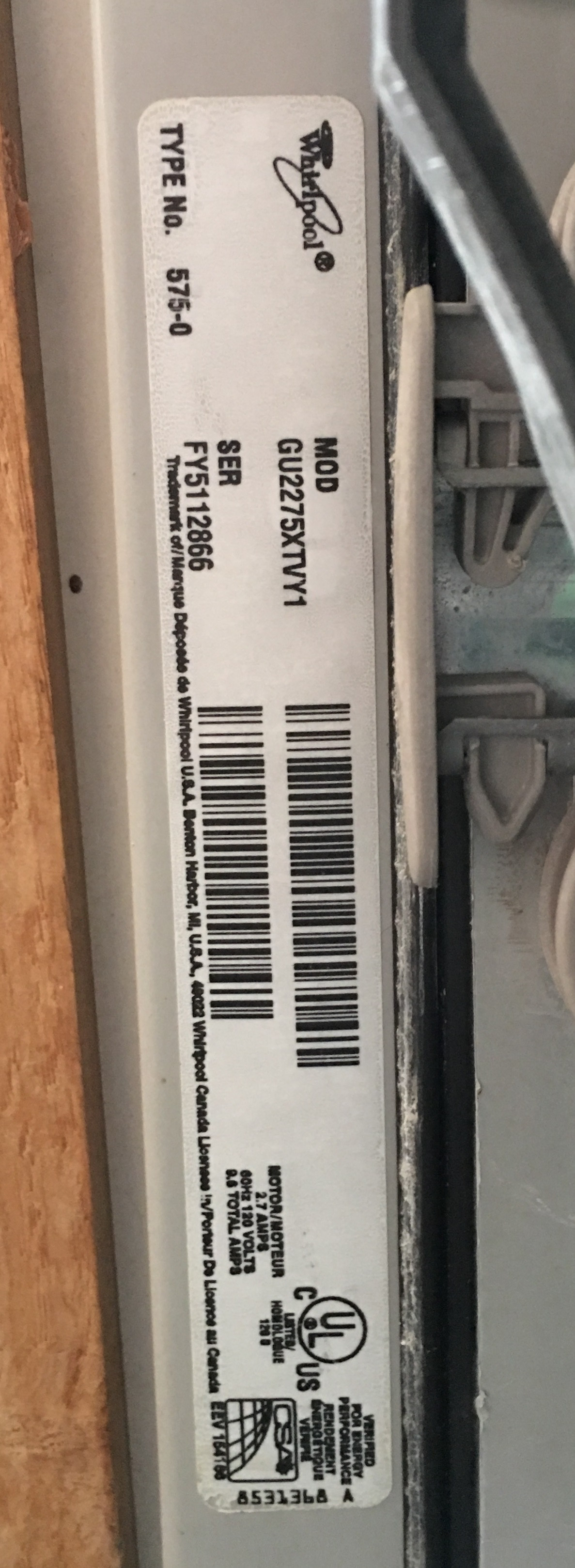 Whirlpool dishwasher having issues, what would cause these symptoms