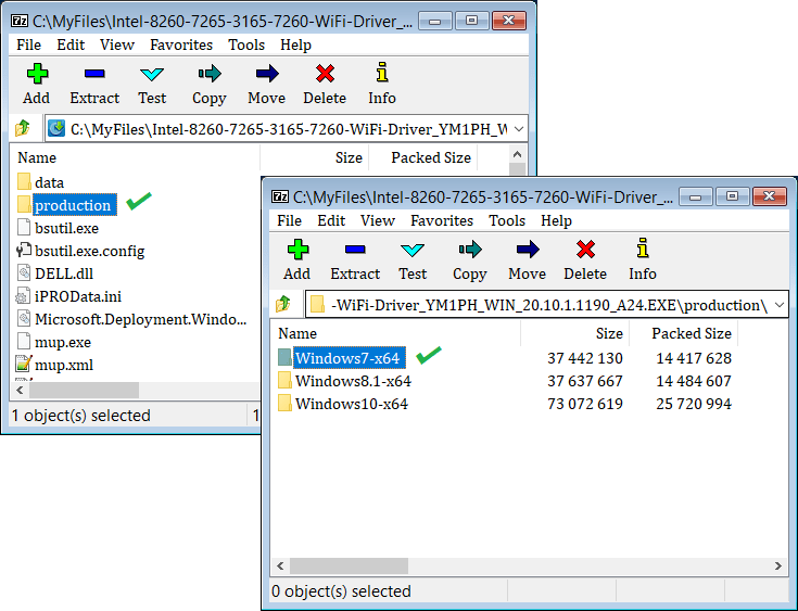 windows 7 How to install Intel wireless drivers without