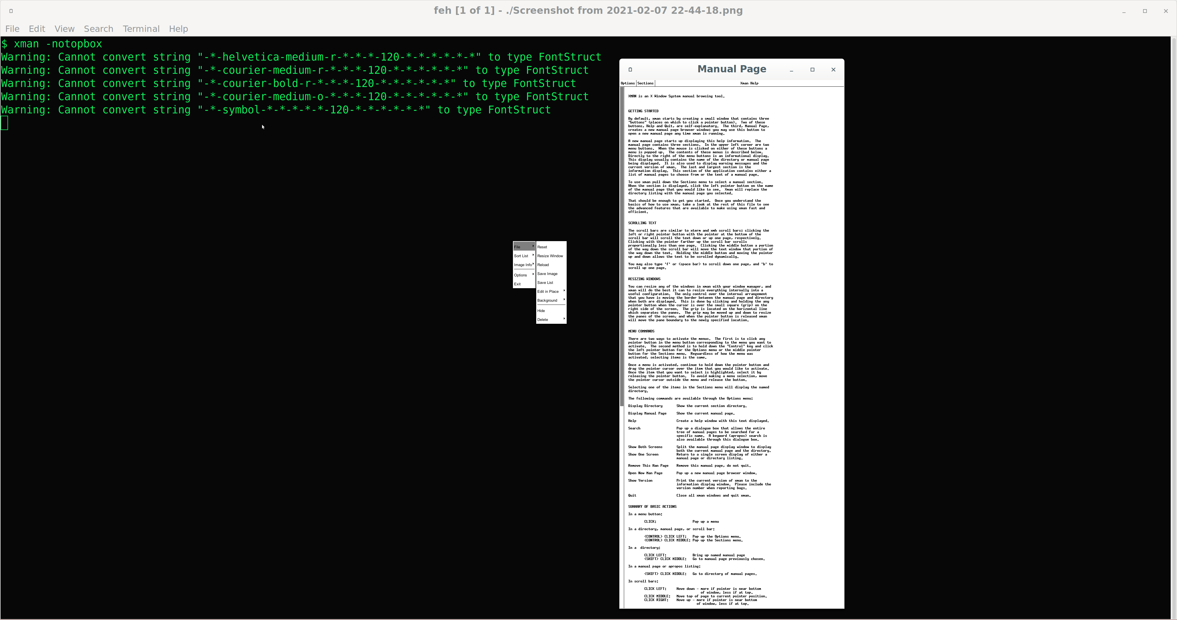 X11 apps (specifically xman) on a large 4K TV are tiny how