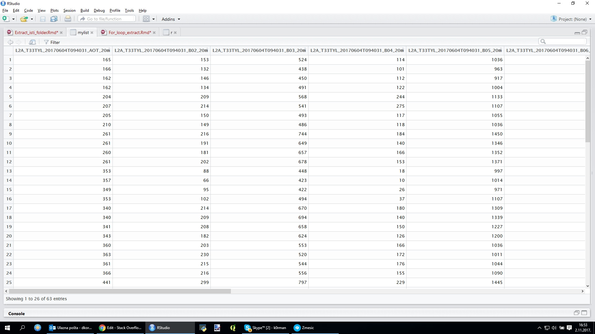 r How to bind lists with different rownumbers or dataframes with