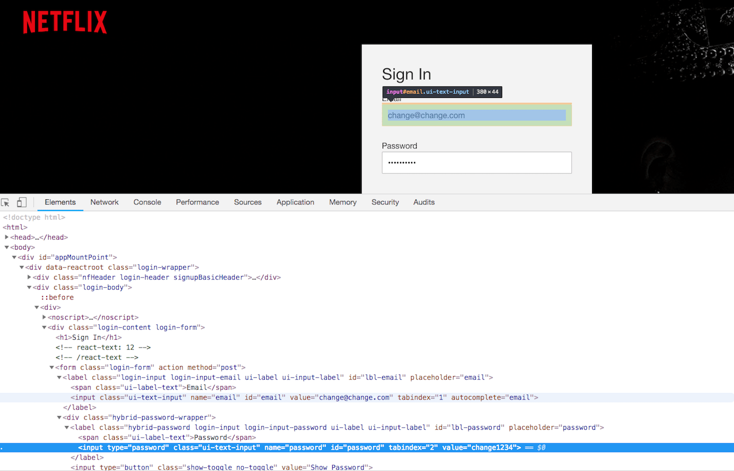 javascript Input field value is not changing when using document