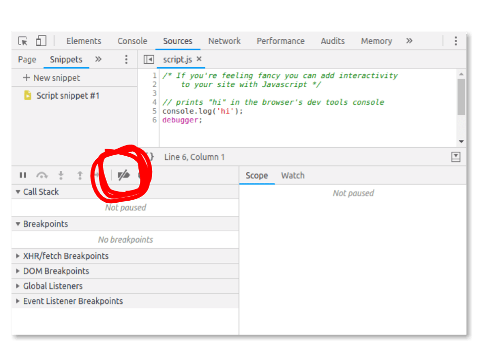 Chrome debugger paused even without breakpoints? Stack Overflow