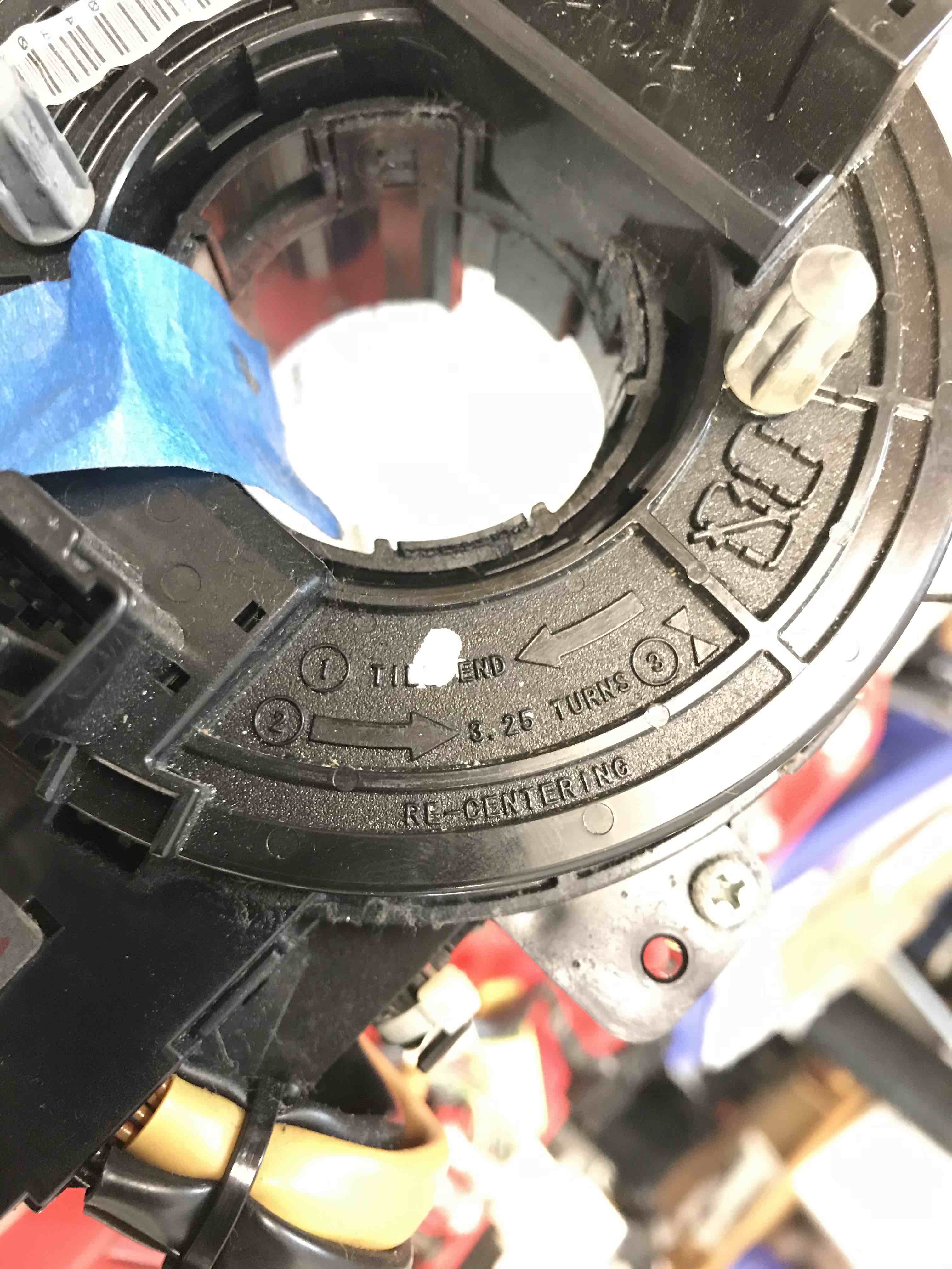 electrical Recentering clockspring 2009 Subaru legacy Motor