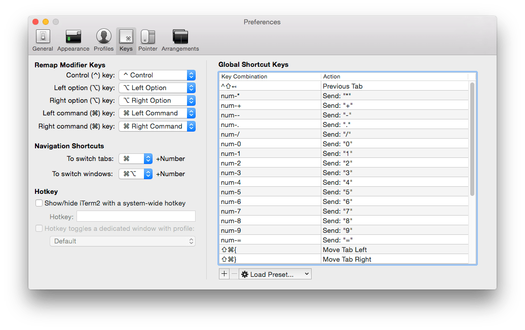macos How do I get the numpad to work in vim using