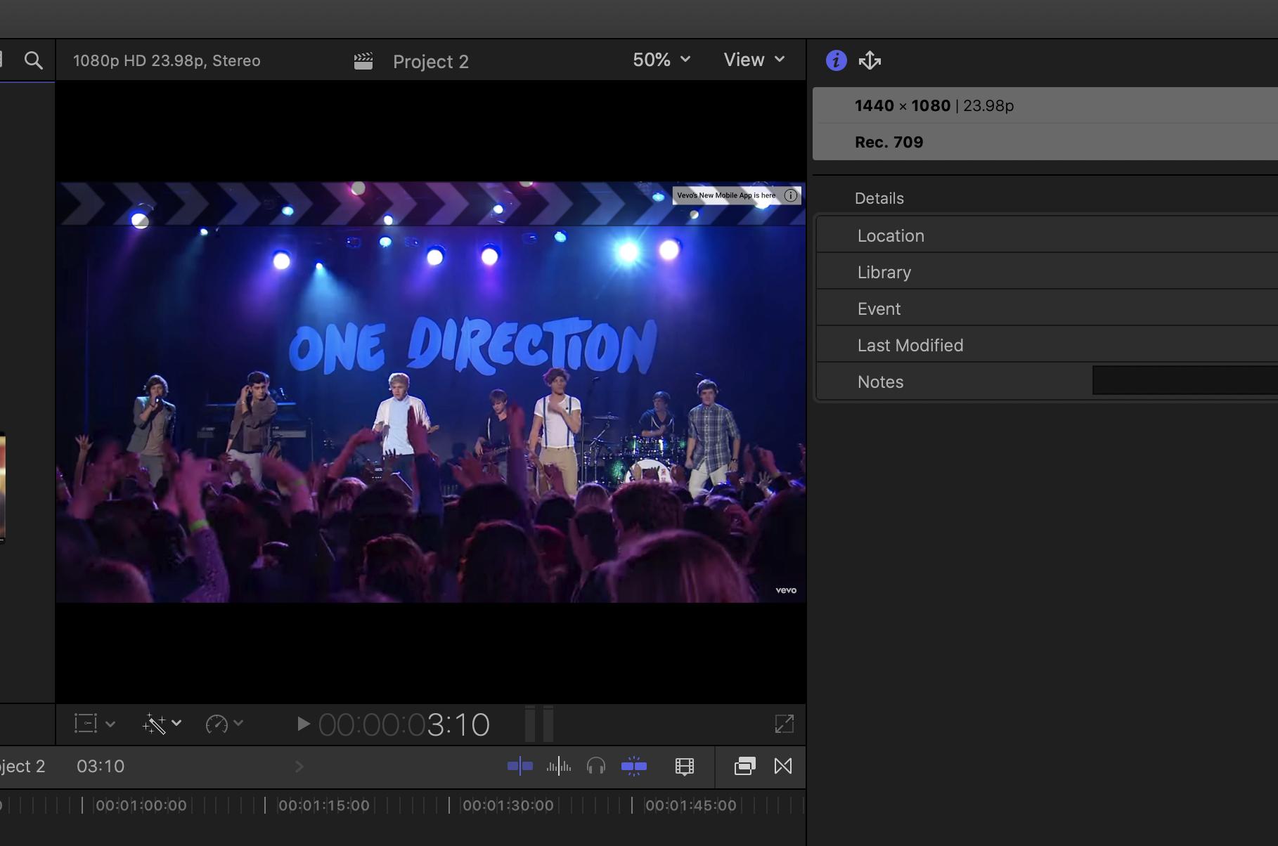 Why can't I change the aspect ratio of my project in Final Cut Pro X