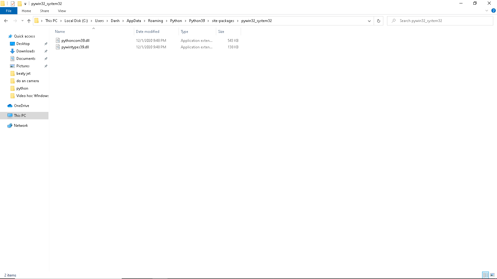 python Pyinstaller ImportError No system module 'pywintypes