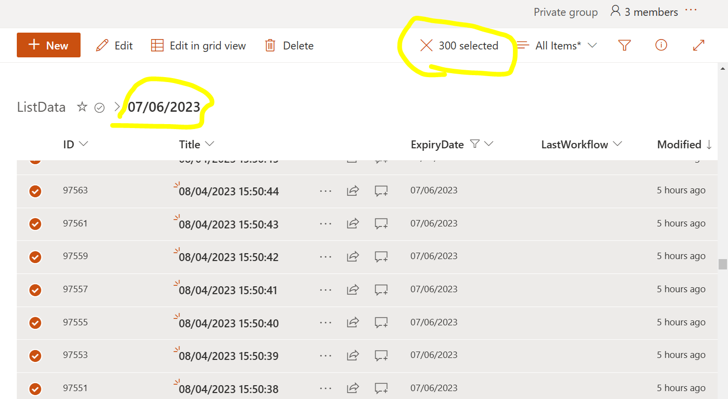 sharepoint online Rest API GetItems is not returning all the records