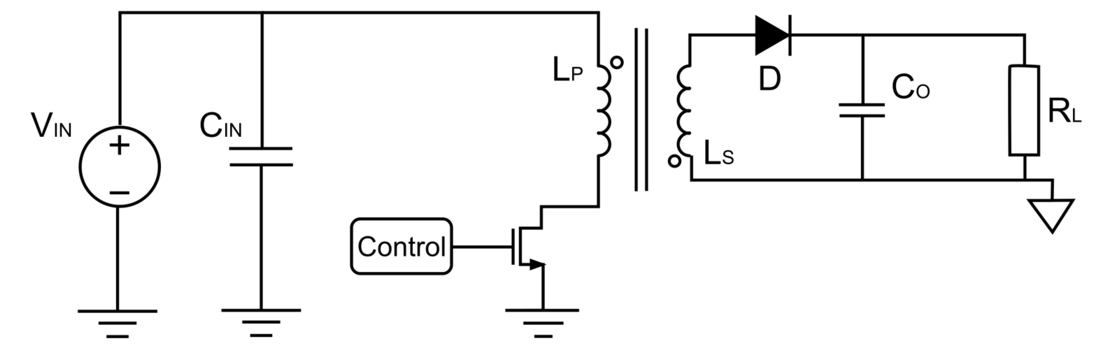 Flyback transformer for highvoltage capacitor charging Electrical