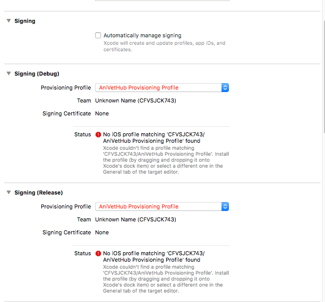 xcode Sign ipa for iOS App with Client provisioning profile Stack Overflow