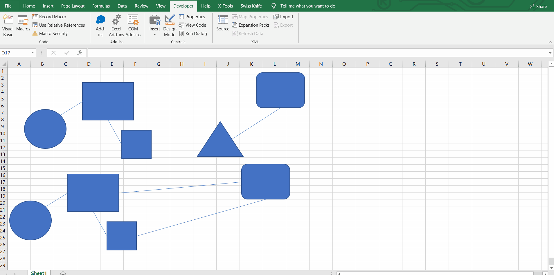 VBA Identification of Connected Shapes in Excel Stack Overflow