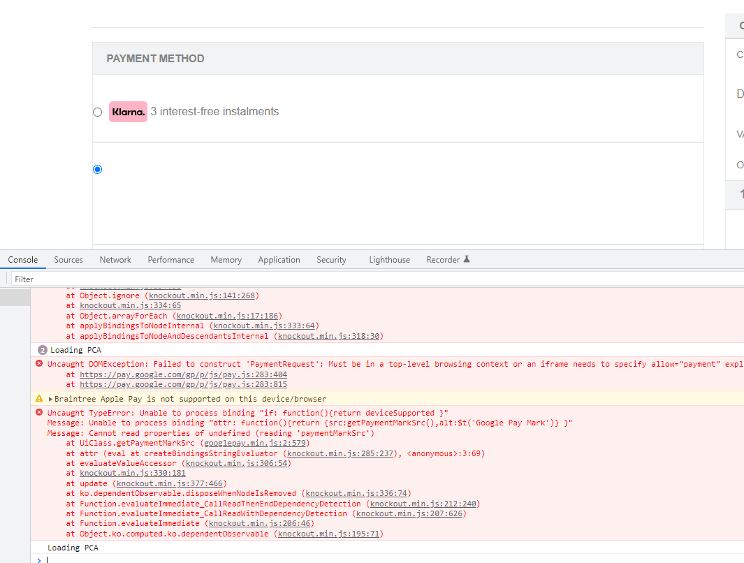 magento2.4.3.p1 - Braintree Googlepay button missing in checkout
