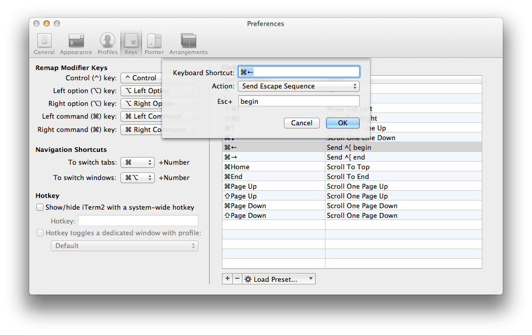key binding How to bind command key in zsh? Super User