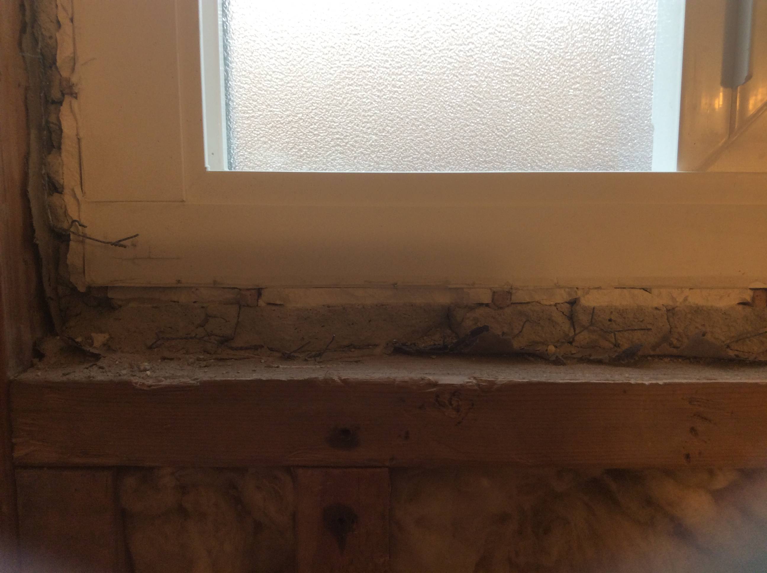 bathroom How to prepare window stool for tiling in shower Home