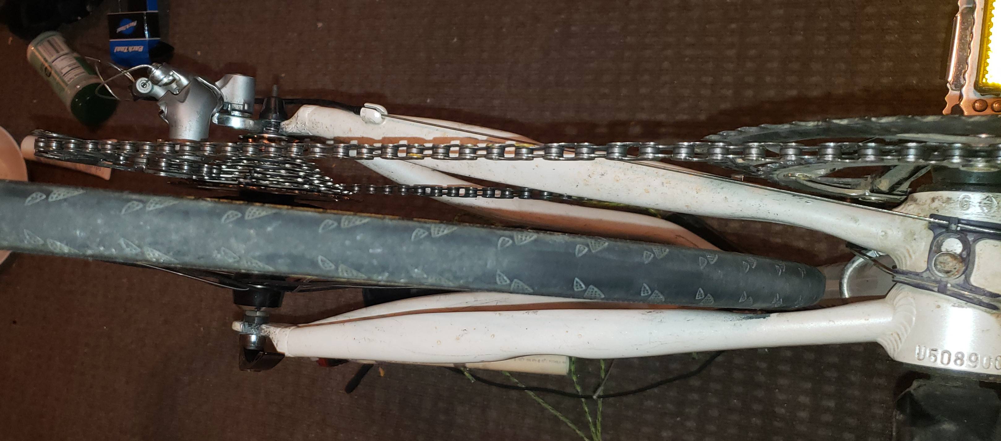 Why is this rear wheel not aligned with the frame? Bicycles Stack