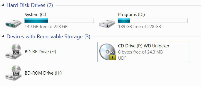 windows 7 - WD SmartWare Drive Unlock, Western Digital? - Super User