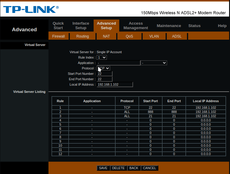 networking Why does ip/port forwarding not working correctly? Super