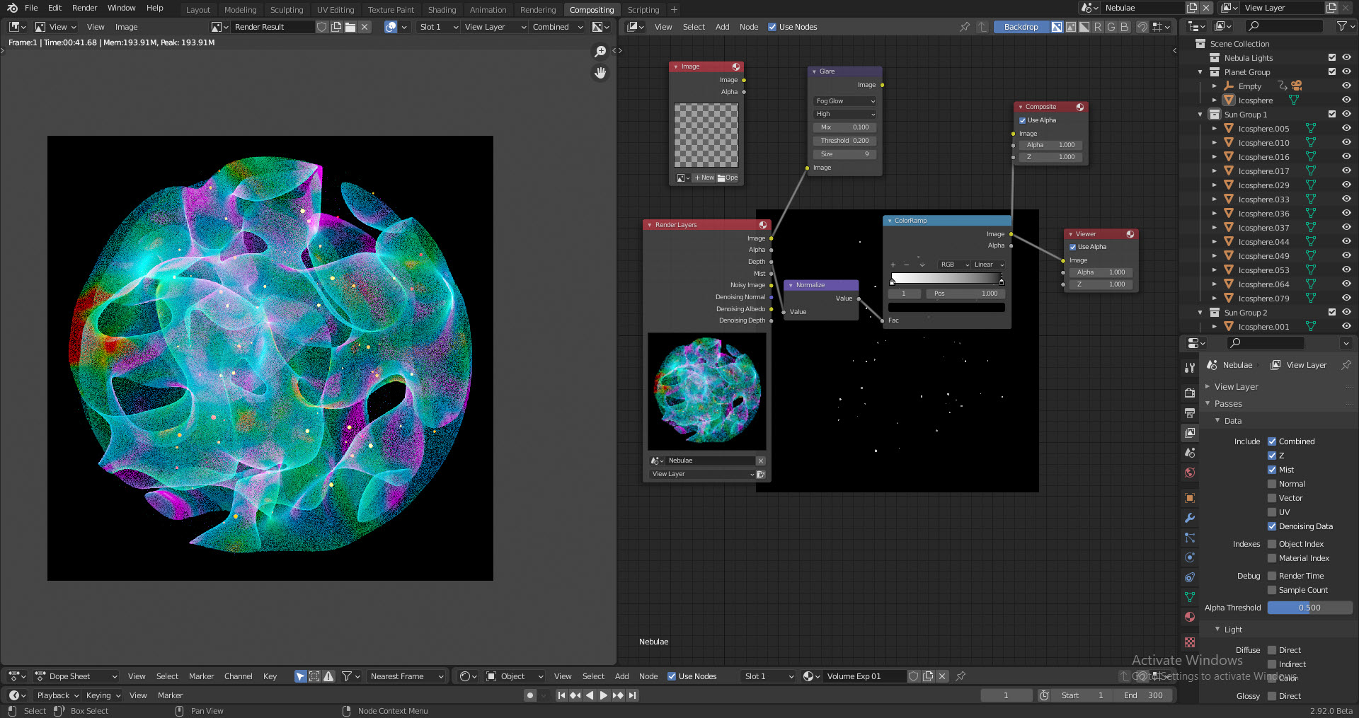 cycles render engine Depth Pass for Particles in Blender Blender