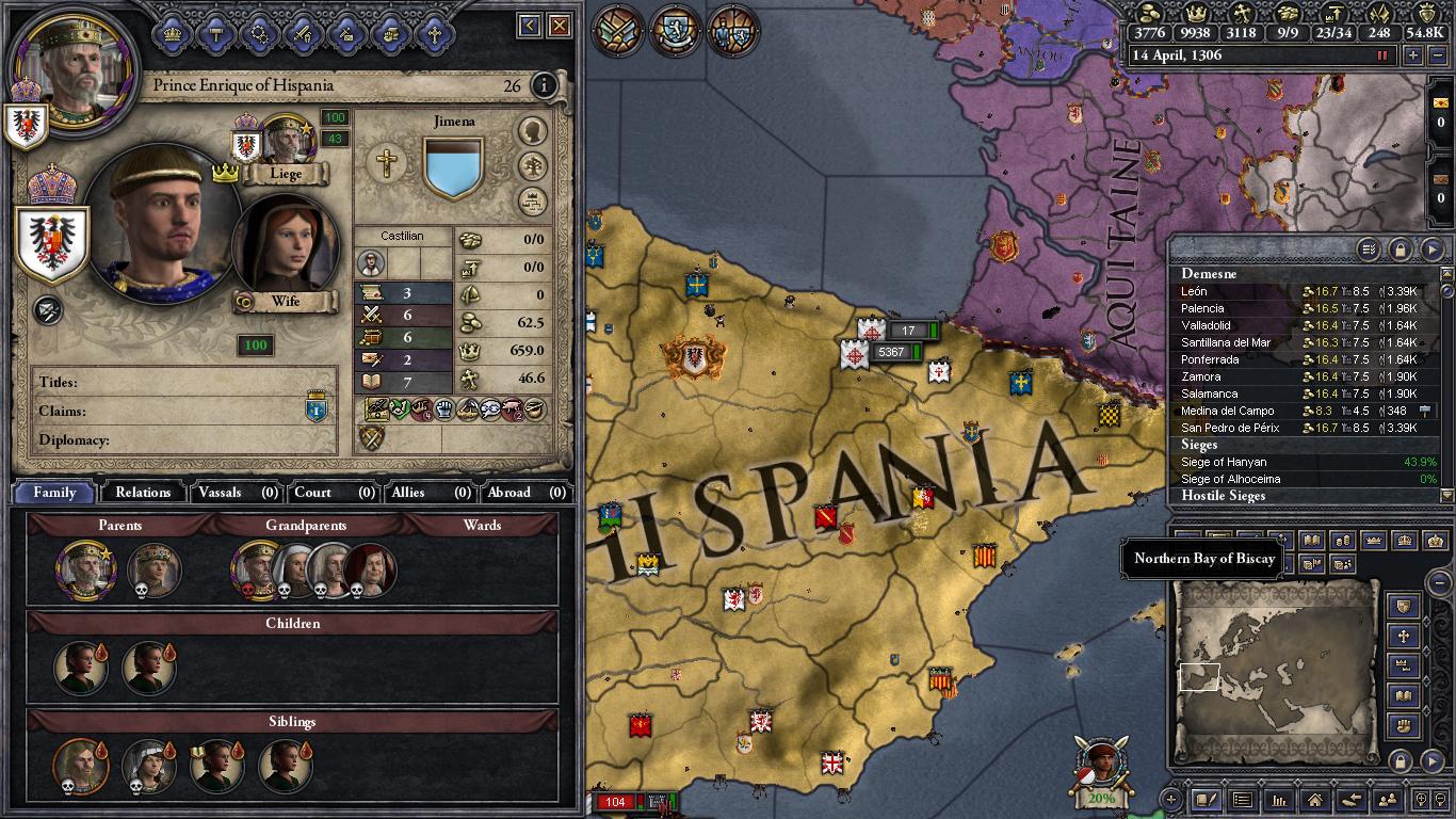 Crusader Kings 2 - My Son Is A Moron And I Don't Want Him Inheriting My Empire. Why Can't I Nominate Him As A Bishop? - Arqade