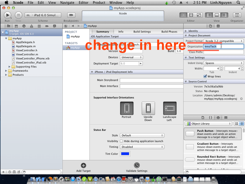 Xcode 5 How to change copyright format Stack Overflow