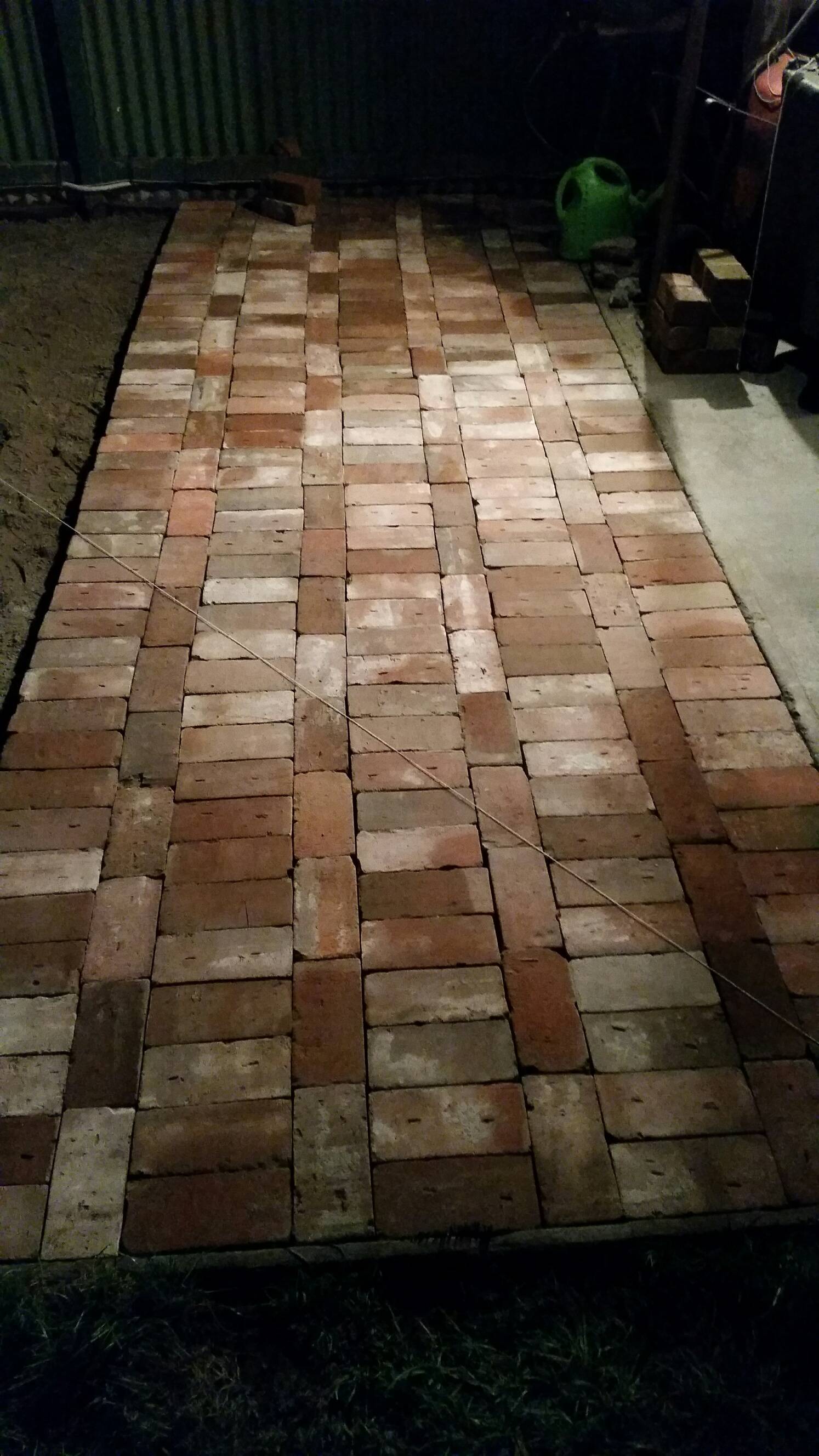 waterproofing Protecting red brick patio from green moss Home