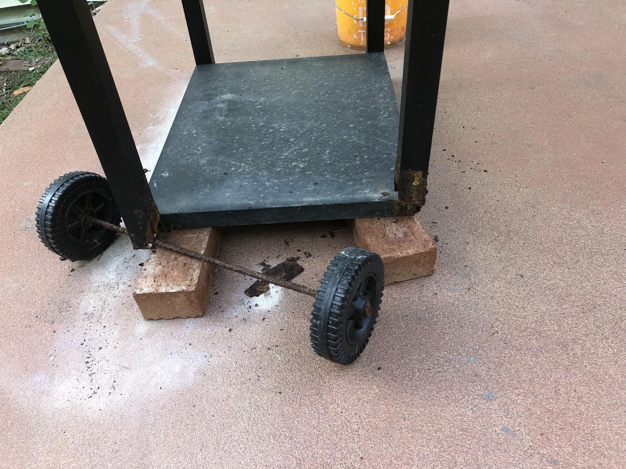 appliances how to fix rusted grill legs Home Improvement Stack Exchange