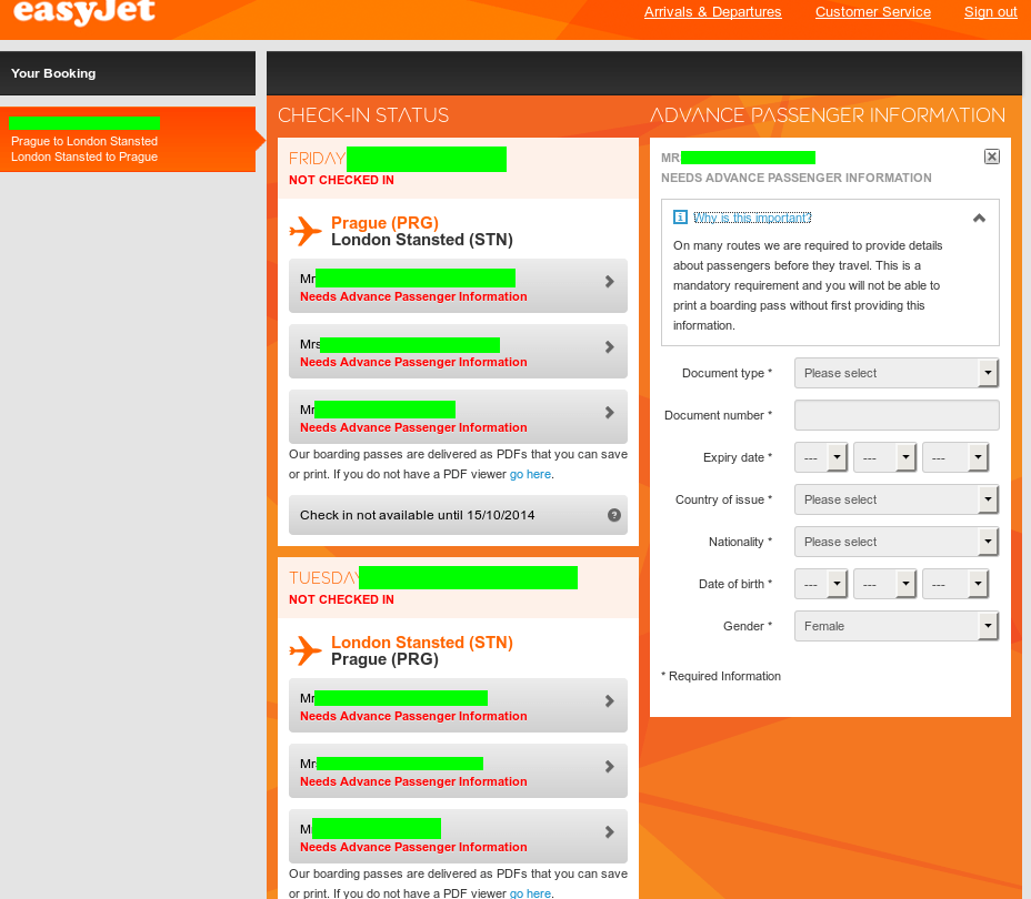 air travel Why does EasyJet require my ID details in advance