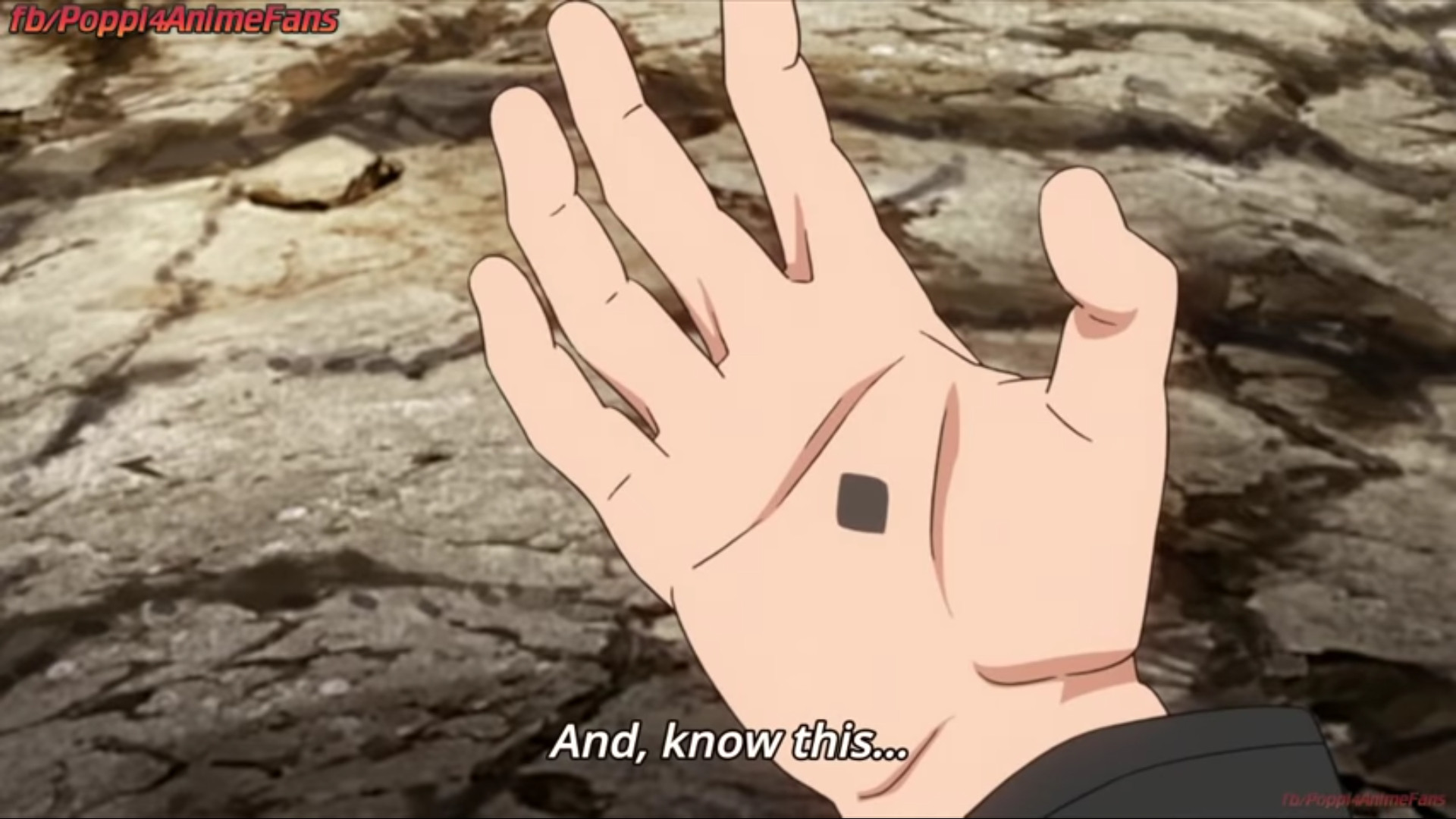 Does Naruto know that Boruto has a curse mark on his hand