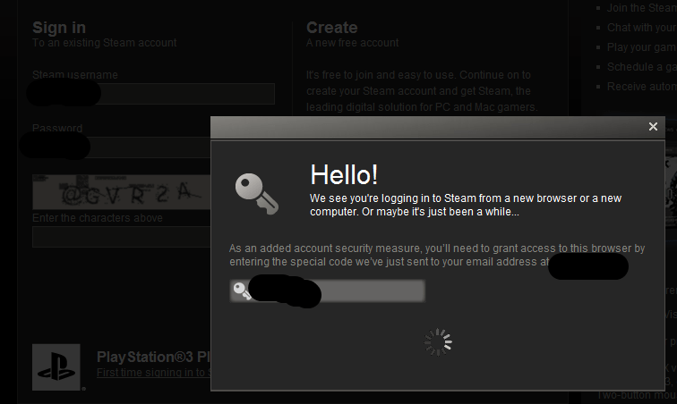 Why Am I Getting A Captcha Message Without A Captcha When I Attempt To Login To Steam? - Arqade
