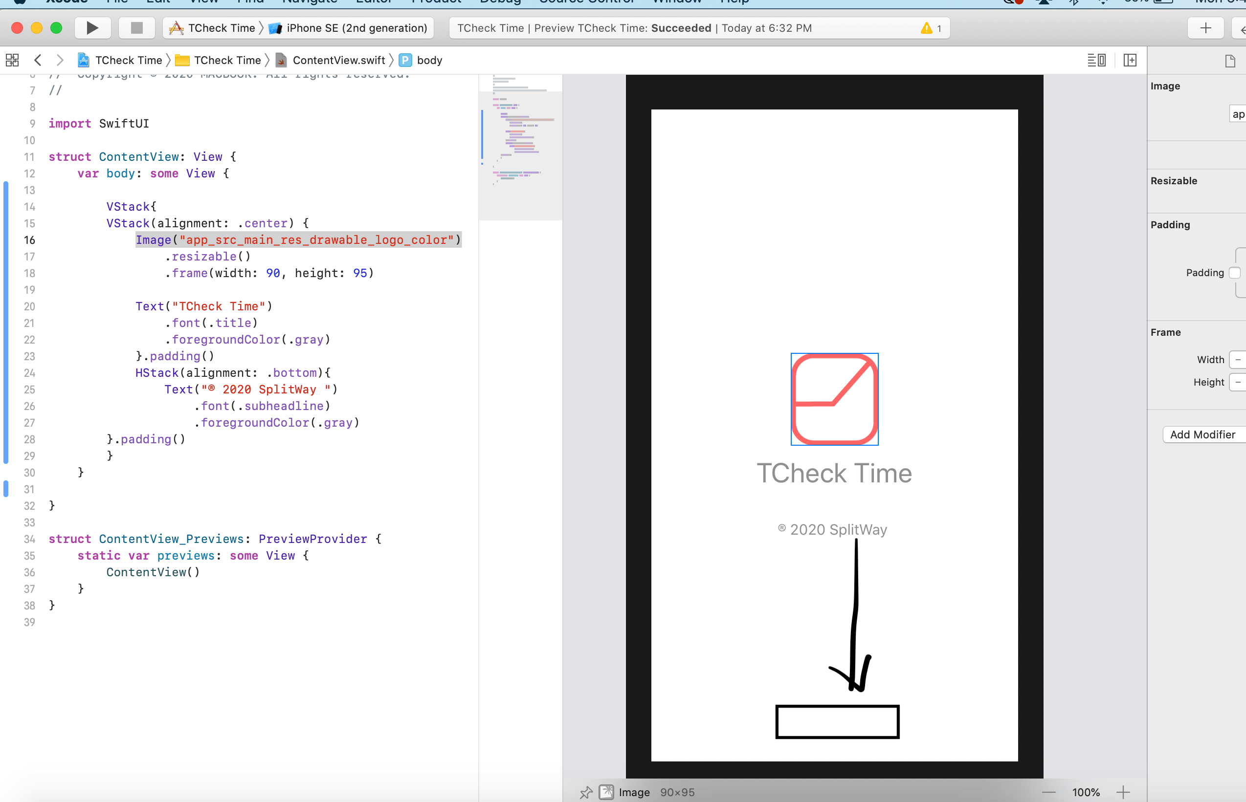 swiftui How position HStack in bottom of my screen no use the spacer