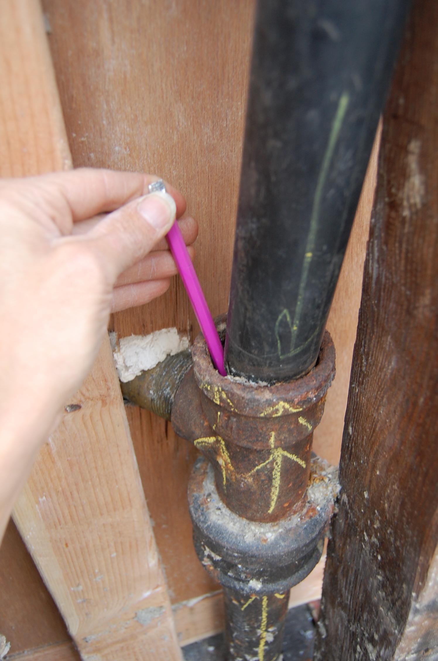 How To Seal A Cast Iron Pipe Joint How To Fix A Cast Iron Pipe Toilet Waste Pipe Repair Made